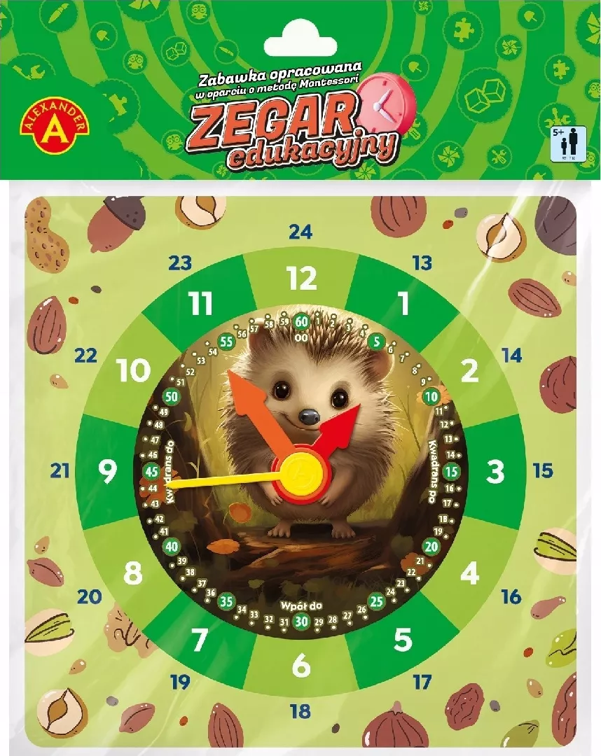 Alexander Educational clock Hedgehog 27938 5906018027938