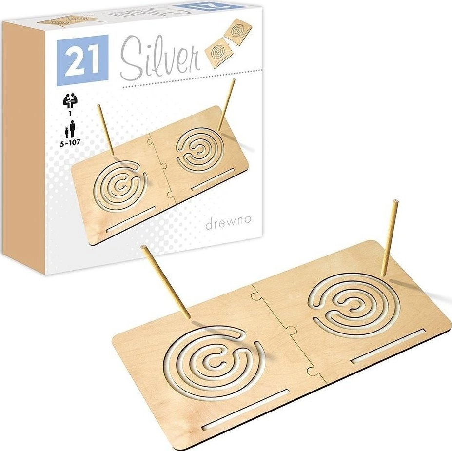 SYMMETRICAL LABYRINTH GAME DREW SILVER 21