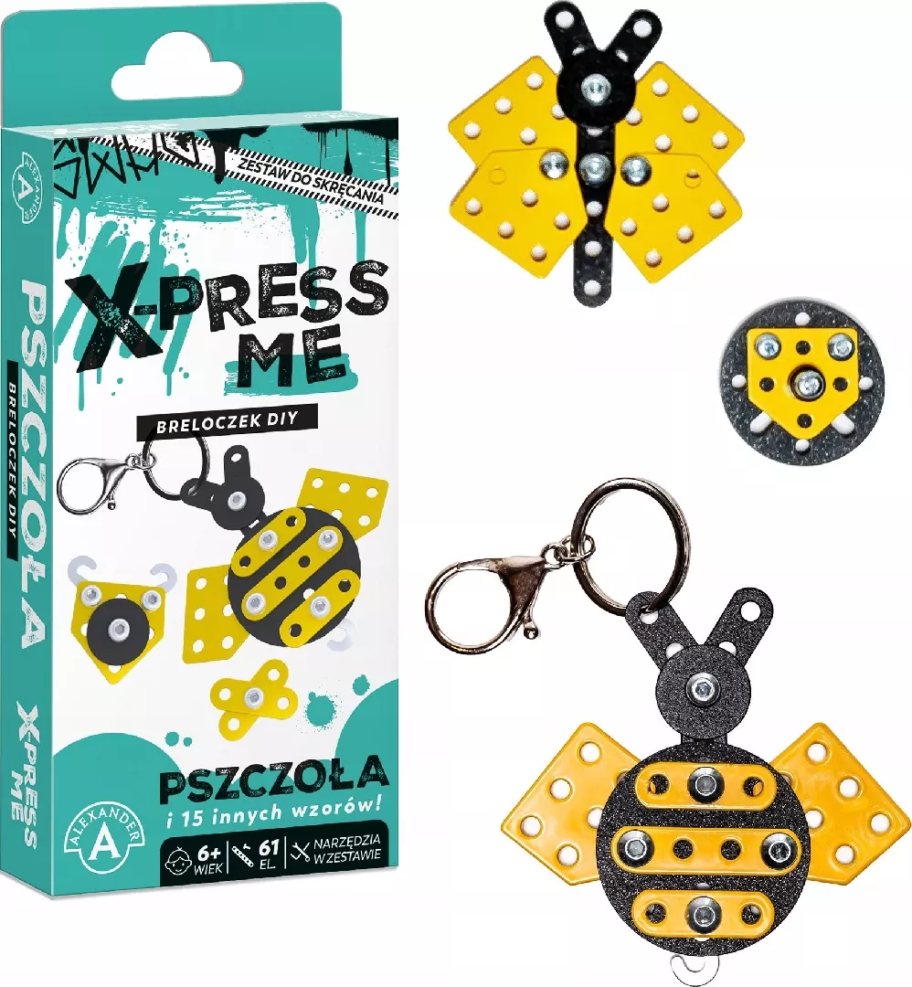 DIY X-PressMe bee keychain 29345 2934