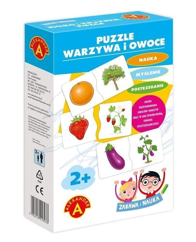 Vegetables and fruits - fun and