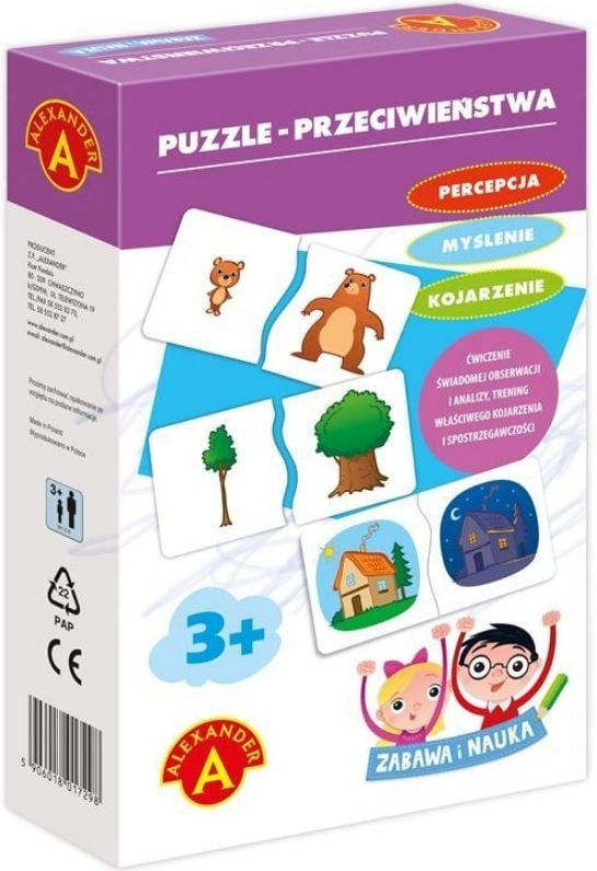 Opposites puzzle - fun and learning