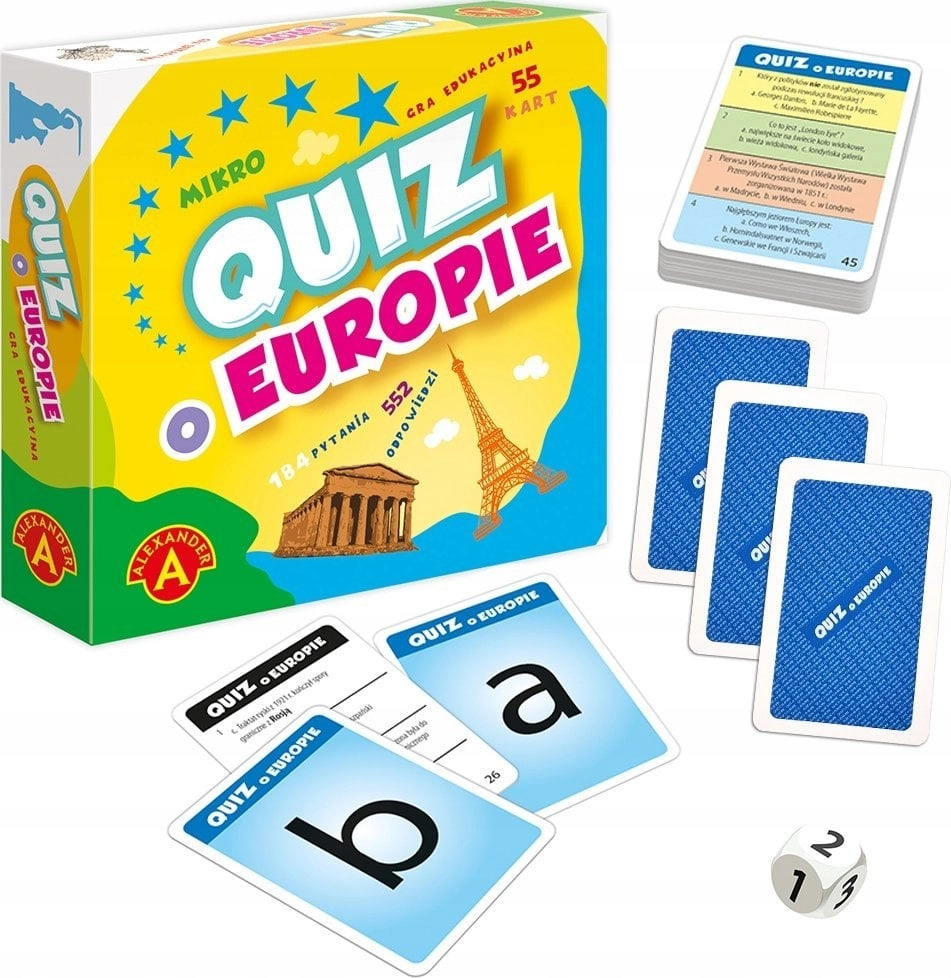 Quiz About Europe educational pocket game