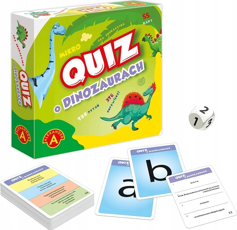 Quiz About dinosaurs pocket educational game