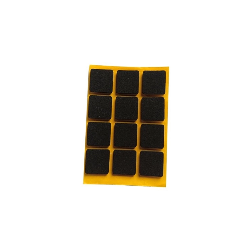 ADHESIVE PADS 2.5MM BLACK 20X20MM