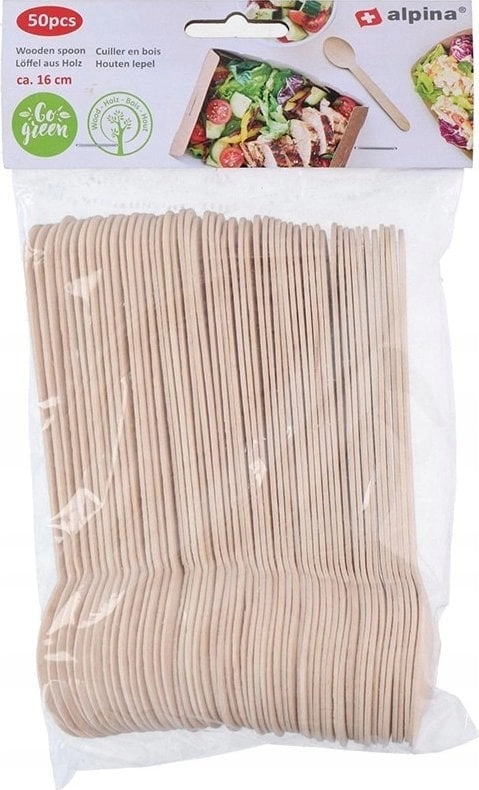 Alpina Alpina - Disposable wooden spoons