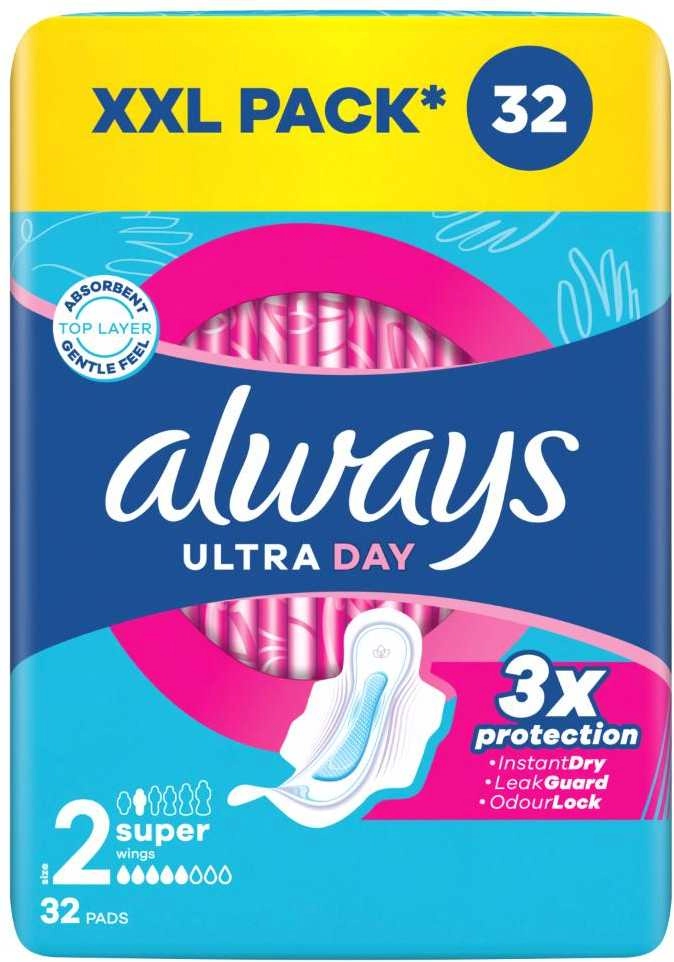 Hygienic packages ALWAYS Ultra Super Plus