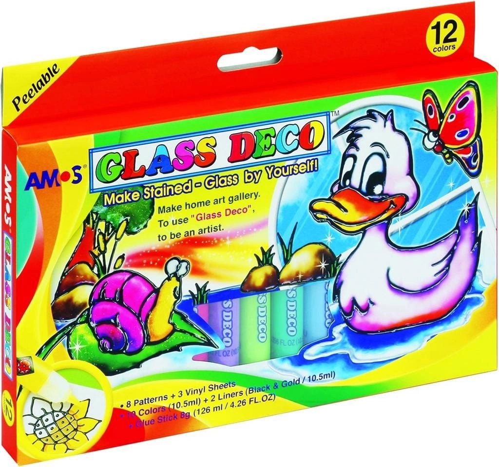 Amos Stained Glass Paints Glass Deco