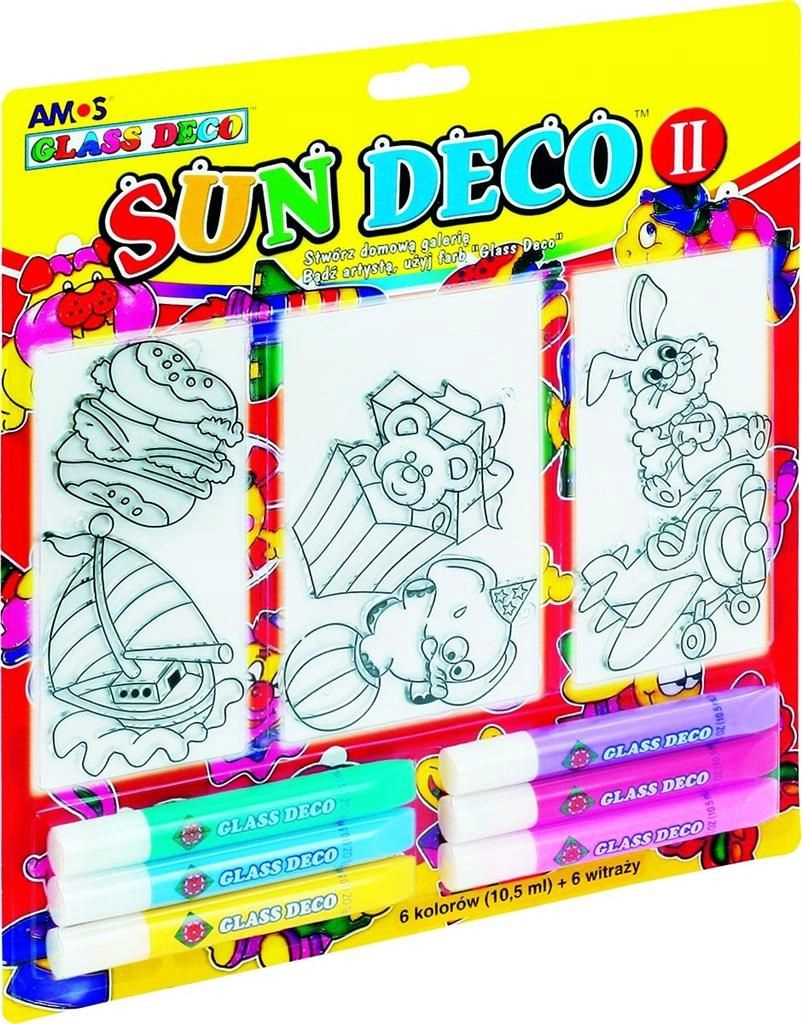 Amos Sun Deco II stained glass