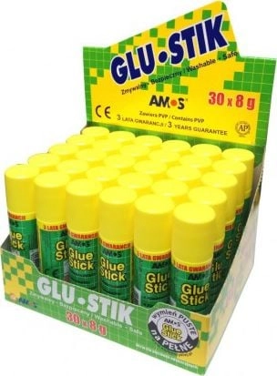 Amos Glue stick 8g 30pcs. 134310