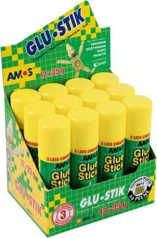 Amos Glue stick 35g 12 pcs