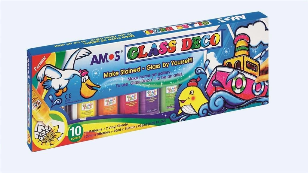 Amos Glass Deco Stained Glass Paints