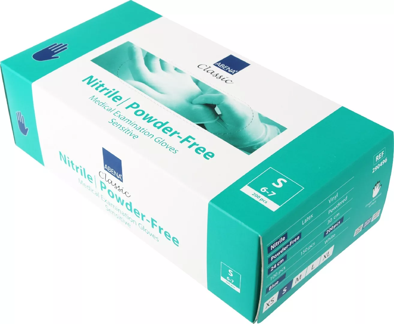 Nitrile glove Classic Sensitive small blue