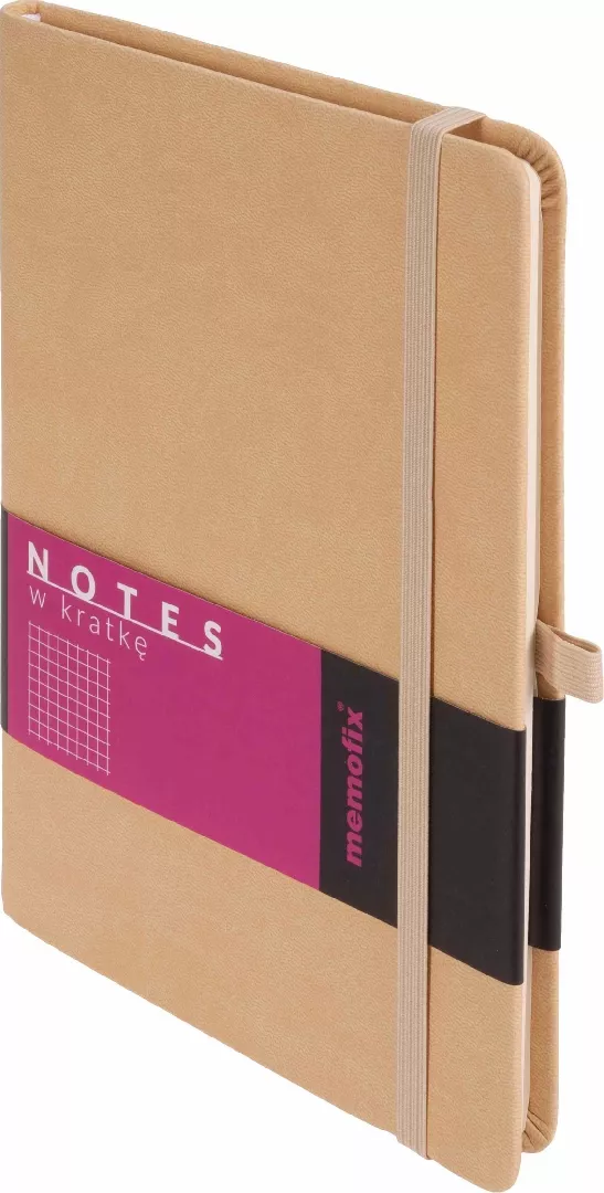 Memofix A5 notebook beige checkered 14670070