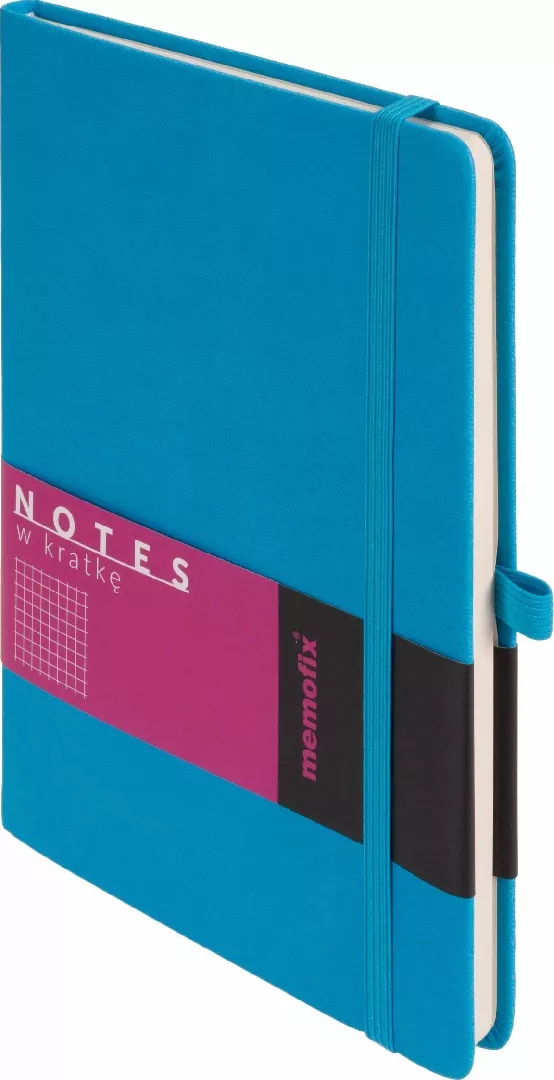 Memofix A5 notebook  turquoise grid (