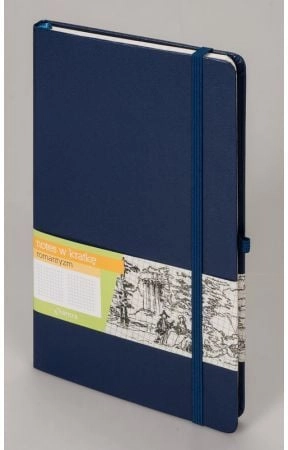 Antra Notes A5 Checkered Romanticism Navy