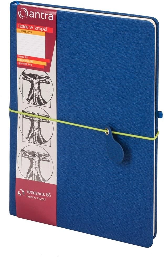 Antra Notes B5 Dots Renaissance Navy