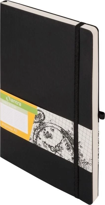 Antra Notes A5 Impresja Line Black