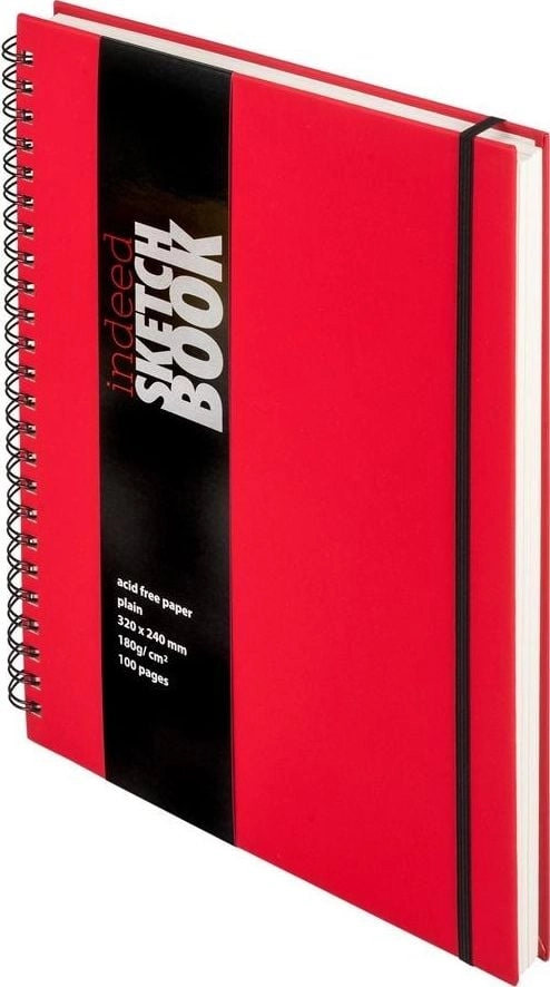 Antra Sketchbook notebook A4+ Red 464842