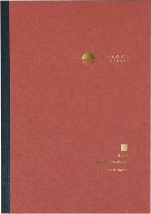 A5 notebook with clean white pages