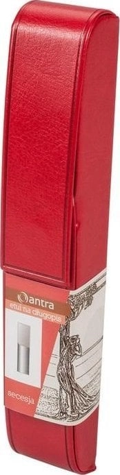 Red Art Nouveau pen case 5904210071179