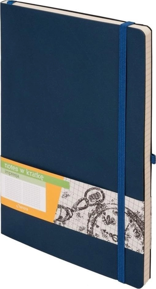 A5 Kratka Impresja notebook  navy blue
