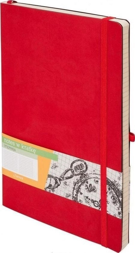 Notebook A5 Kratka Impresja red 5904210078840