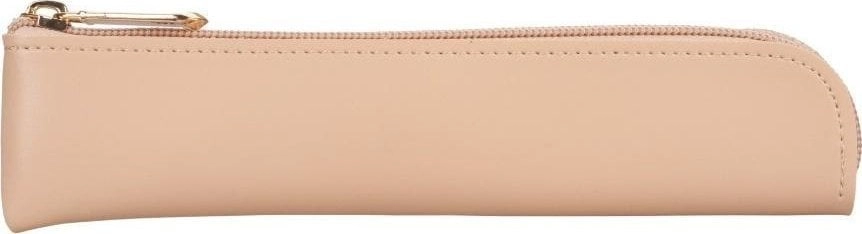 Beige pen case with zipper 5904210088184