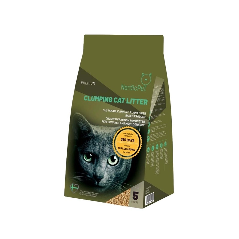 LITTER CAT JUMPING PLANT FIBER 5L