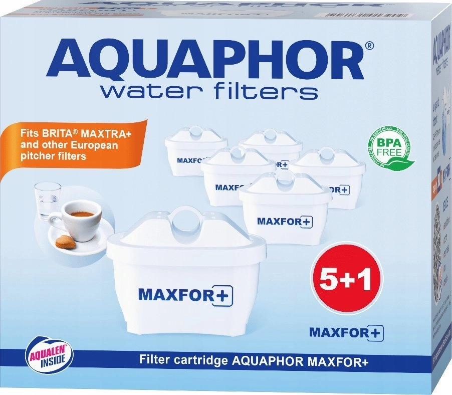 Aquaphor Maxfor+ filter insert 6 pcs