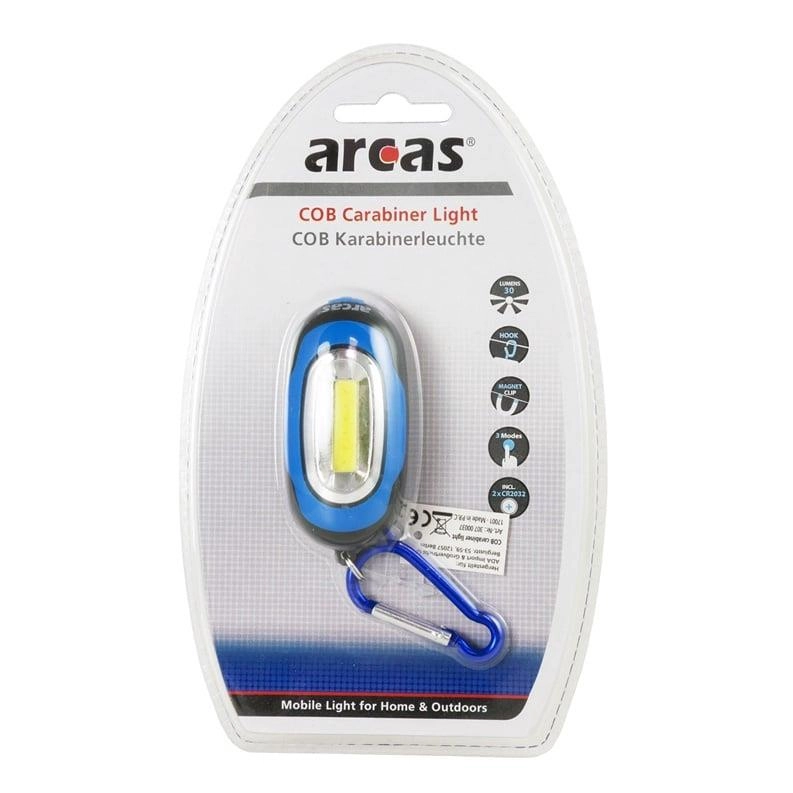 Mini lukturītis ar karabīni  COB LED