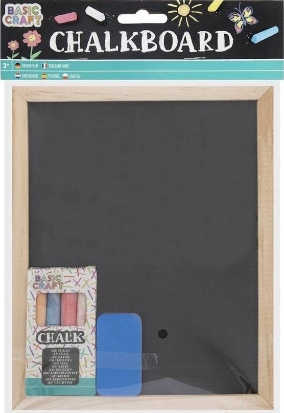 Mini chalkboard + chalks 8715427074269