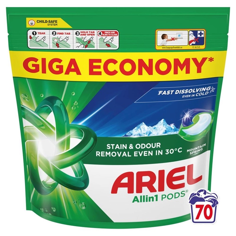 ARIEL MS LAUNDRY CAPSULES 70PCS 80831365