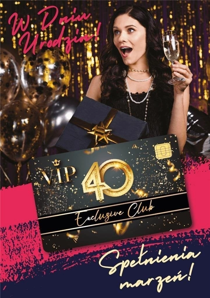 Armin Style Karnet Urodziny 40 Gift-M