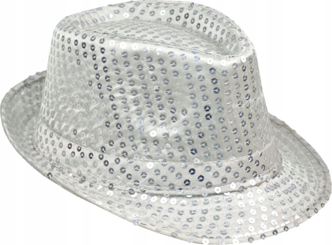 Silver sequin hat 12579936 5902934230926