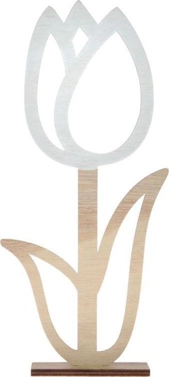 Arpex Wooden decoration - flower MIX