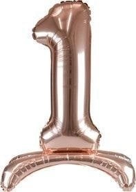 Standing foil balloon  rose gold  1