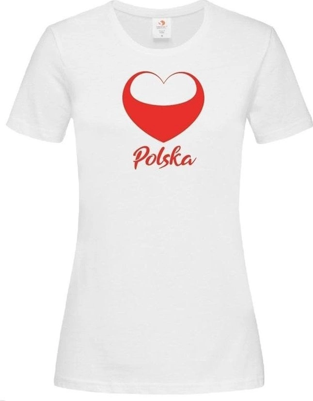 Women`s T-shirt with heart print Poland