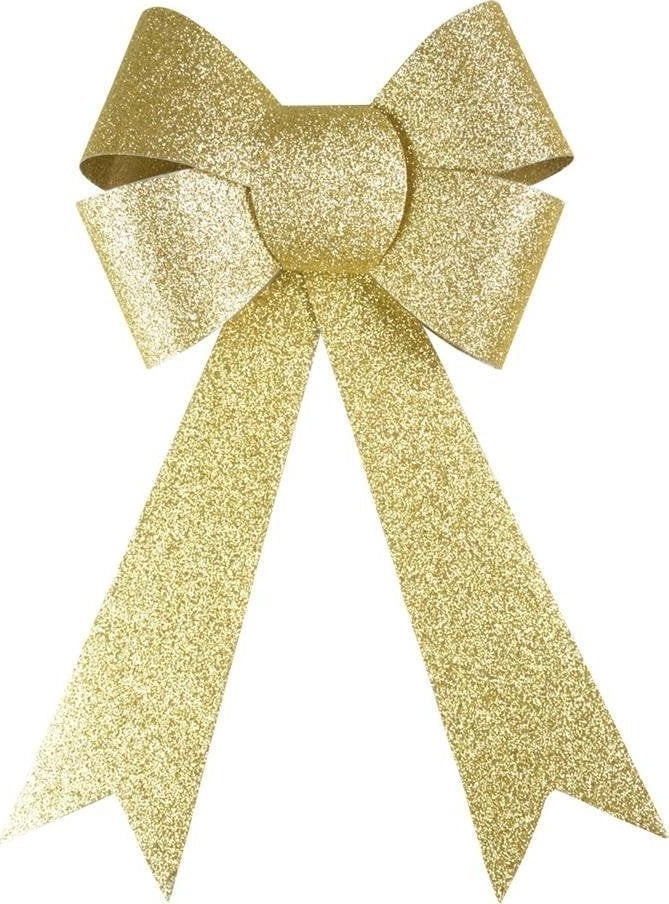Large gold glitter bow 5902934225434