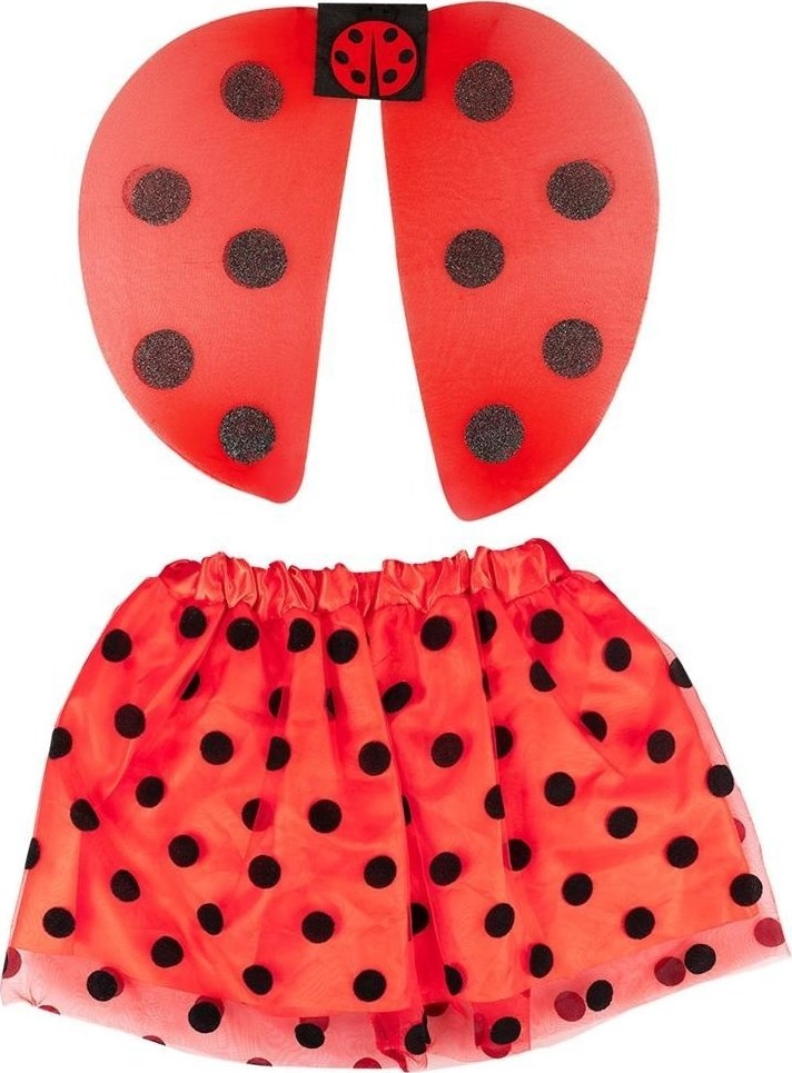 DECORATIVE ORNAMENT WINGS WITH SKIRT BIEDRONKA