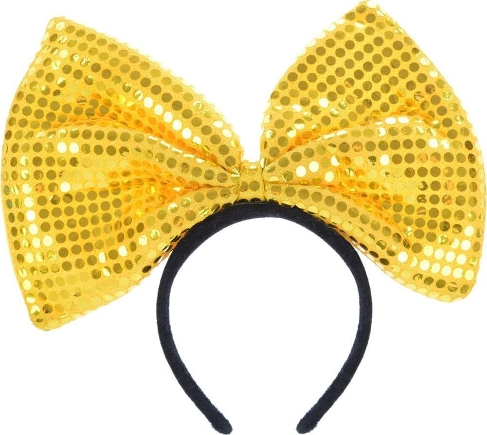 Giant headband with yellow sequins 5902934230889