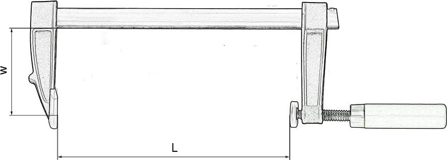 Art-Pol ARTPOL CARPENT CLAMP 50 x