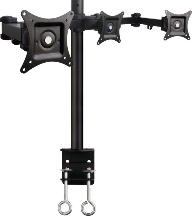 Art Desk holder for 3 monitors