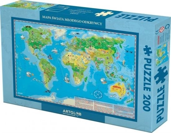 Puzzle 200 świat młodego odkrywcy 383434