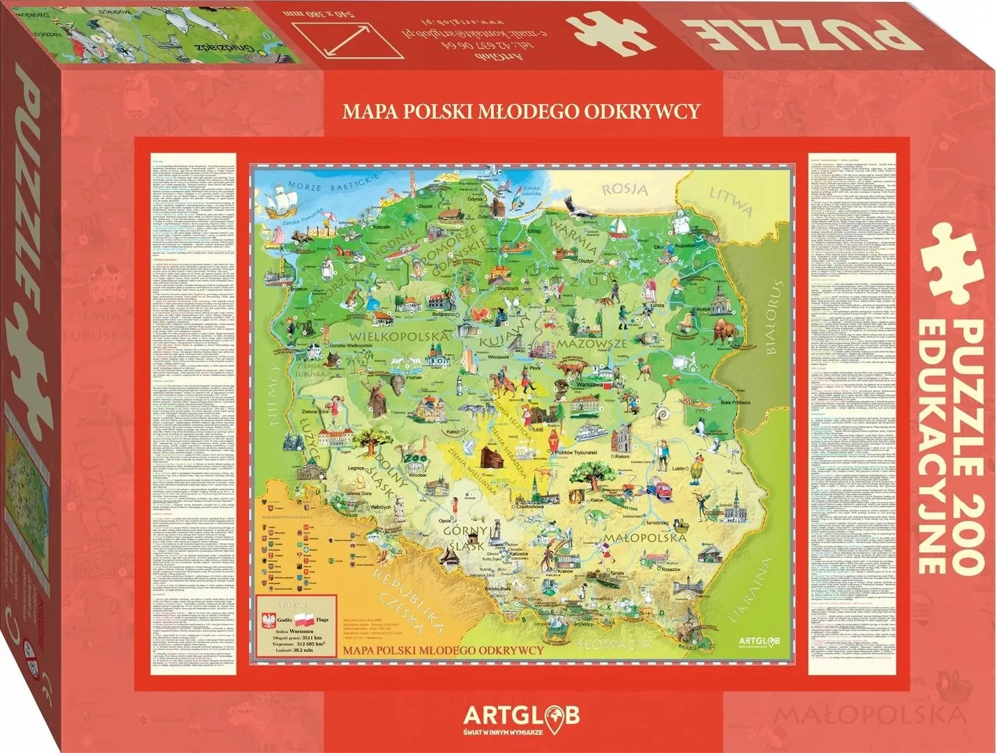 Artglob Puzzle 200 - Young Explorer`s
