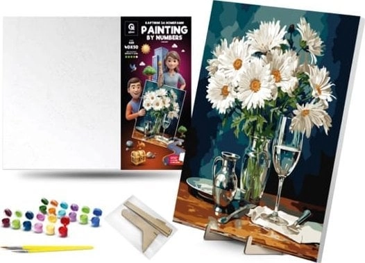 Painting by numbers - Daisies 40x50cm