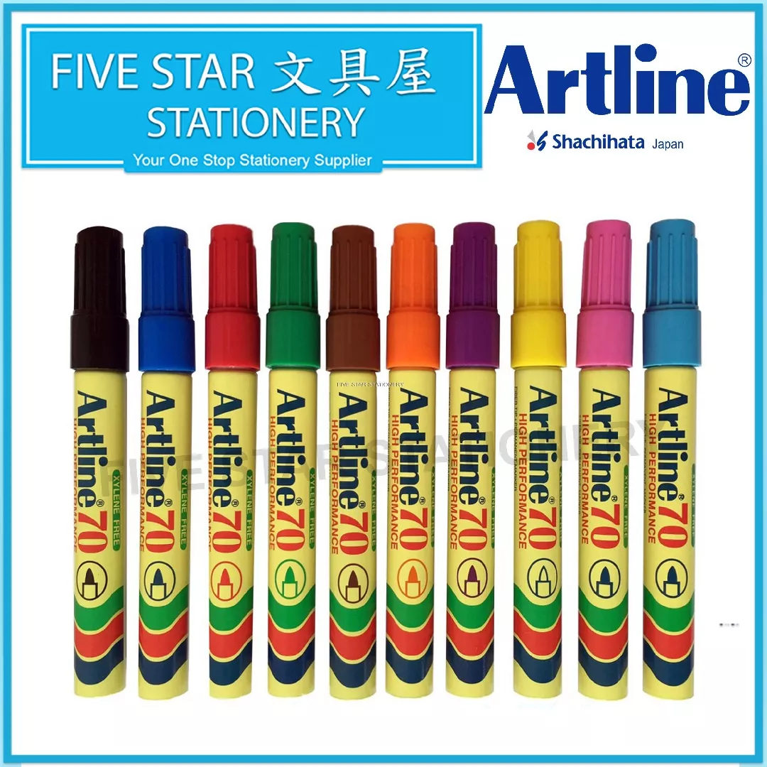 Marker Artline 70 Permanent 10-set EK-70/10W