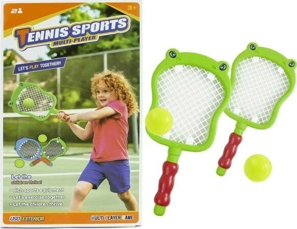 Set of frog-shaped tennis rackets 135873