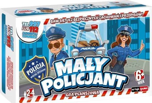 Policeman board game - Travel version