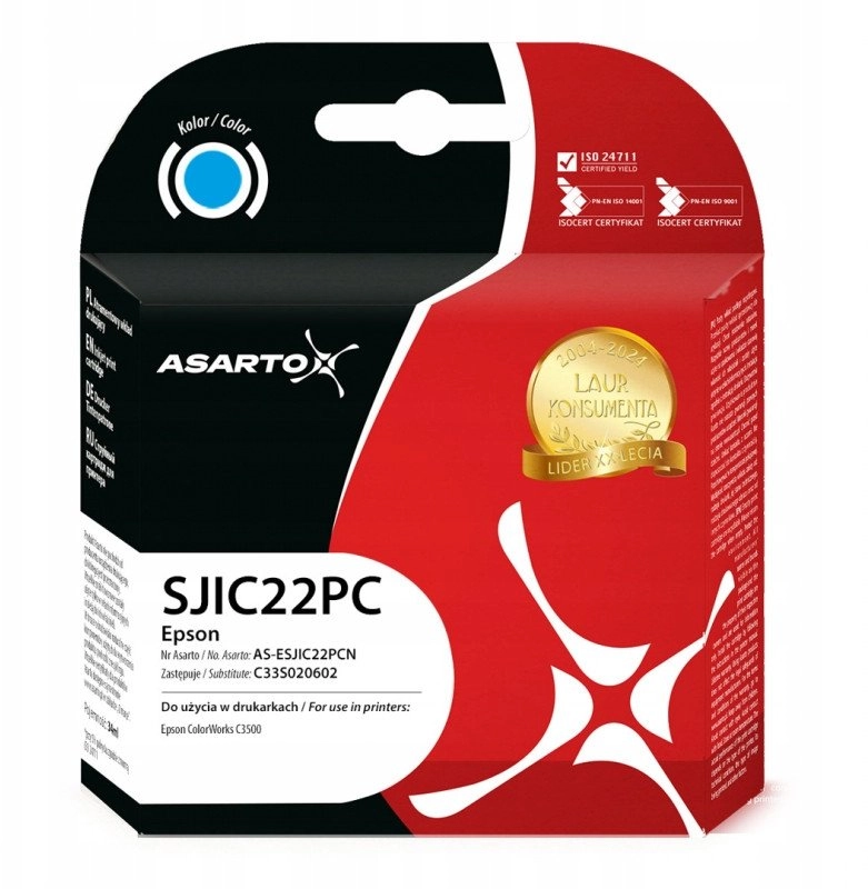 Asarto Ink Ink for Epson SJIC22PC