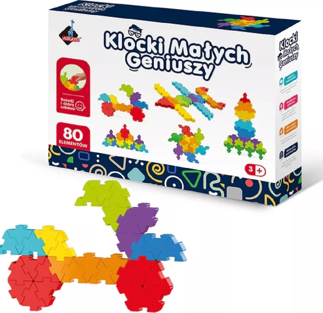 Little geniuses blocks 80 pcs 125220